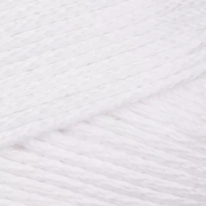 Lion Brand 24/7 Cotton 100 White. Mercerized Cotton